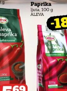 Aleva paprika sudžuk tucana 150 g, Moj market