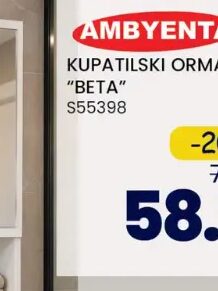 AMBYENTA KUPATILSKI ORMARIĆ BETA 1 kom, FIS