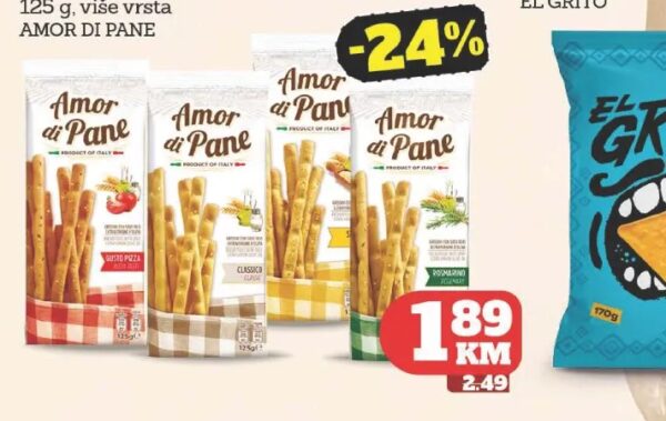 Amor di Pane Grisini 125 g