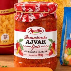Apetito Domaćinski ajvar ljuti 550 g, Fortuna