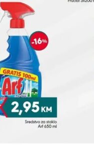 Arf sredstvo za staklo 650 ml, Mega diskont