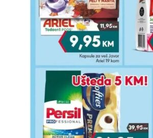 Ariel 19 kom, Mega diskont
