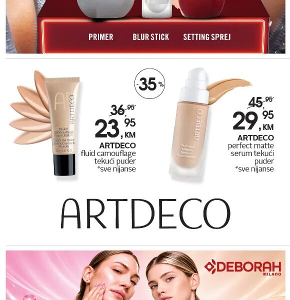 Artdeco perfect matte serum tekući puder
