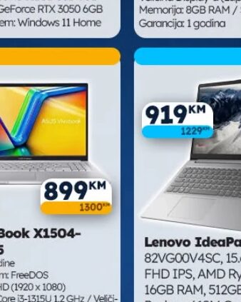 Asus VivoBook X1504-VA-BQ2625 1 kom