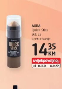 AURA Browlock maskara za obrve, dm