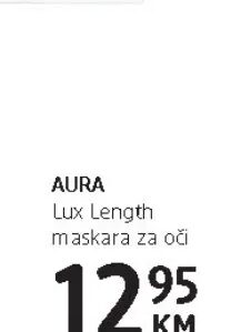 Aura Lux Length maskara za oči, dm