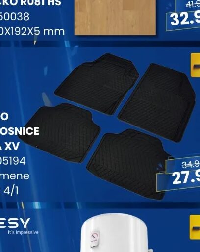 Auto patosnice Una XV set 4/1