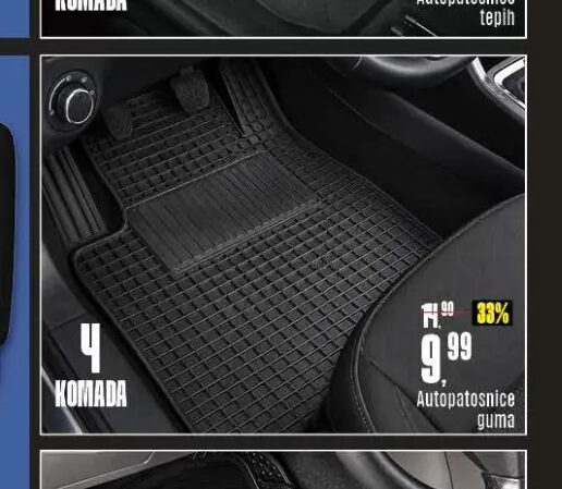 Autopatosnice guma 4 kom