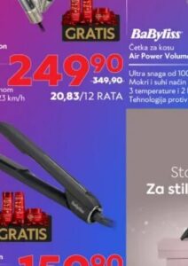 BaByliss Pegla za kosu ST485E Micro Heating Matrik 25mm, Tehnomag