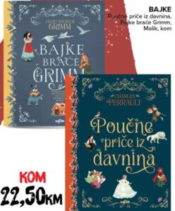 Bajke priče iz davnina, Bajke braće Grimm kom, Konzum i Mercator