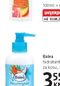Balea hidratantno mlijeko za kosu 200 ml, dm