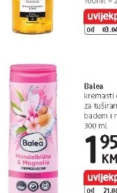 Balea kremasti gel za tuširanje badem i magnolija 300 ml