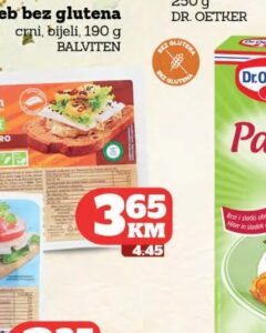 Balviten hljeb bez glutena 190 g, Crvena jabuka