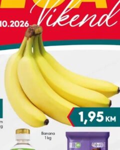Banana 1 kg, Mega diskont