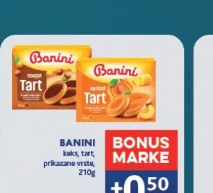 Banini keks, tart 210g