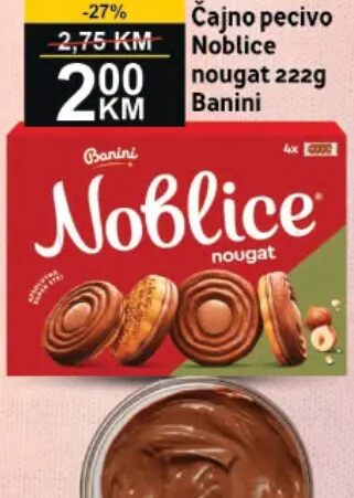 Banini Noblice nougat 222 g