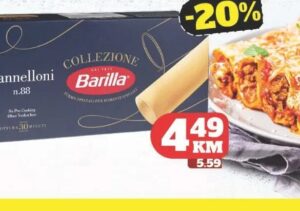 Barilla Cannelloni 250 g, Moj market