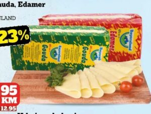 Bayernland Sir Gauda, Edamer 1 kg, Crvena jabuka