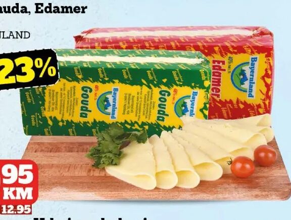 Bayernland Sir Gauda, Edamer 1 kg