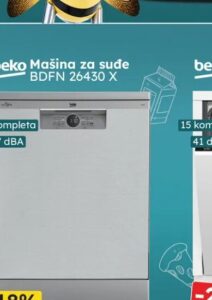 Beko Mašina za suđe BDFN 26430 X, Omega Shop