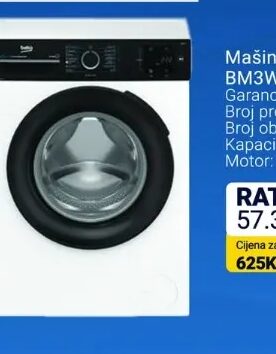 Beko Mašina za veš BM3WFSU37413WPBB1 7 kg