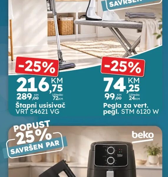 Beko Štapni usisivač VRT 54621 VG 1 kom