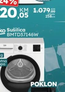 Beko Sušilica BMTD37146W 7 kg, Omega Shop
