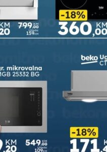 Beko Ugr. mikrovalna BMGB 25332 BG, Omega Shop