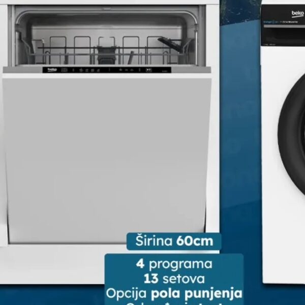 Beko ugradbena mašina za suđe DIN 34330