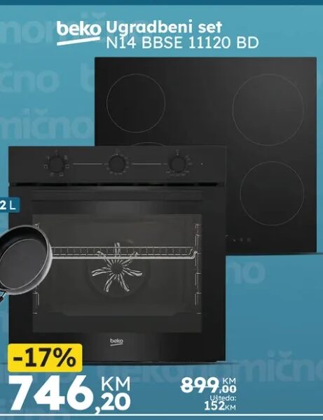 Beko Ugradbeni set N14 BBSE 11120 BD 72 L