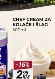 Bella Chef Cream za kolače i šlag 500 ml, Belamionix