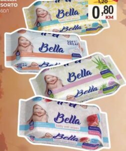 Bella vlažne maramice sorto 60/1, Belamionix