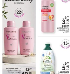 Bettina Barty gel za tuširanje i losion za tijelo love vanilla 500 ml, CM