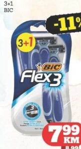 BIC Flex3 Men jednokrati brijači 3+1, Moj market