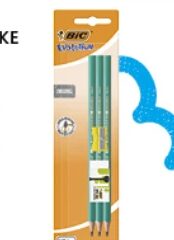 BIC Grafitne olovke HB + gumica + šiljilo set, Konzum i Mercator