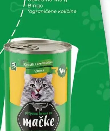 Bingo hrana za mačke živina 415 g
