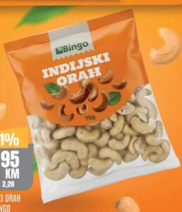 Bingo indijski orah 75 g, Bingo