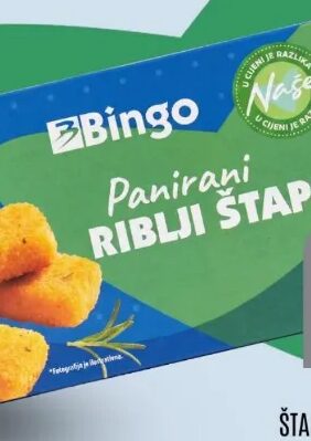 Bingo panirani riblji štapići 300 g