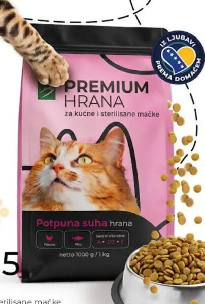 Bingo Premium hrana za sterilisane mačke piletina i riba 1 kg