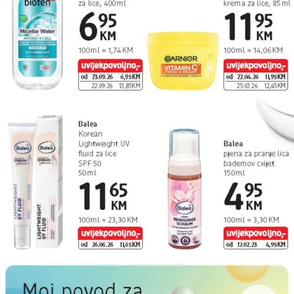 bioten Hydro X-Cell micelarna voda 400 ml
