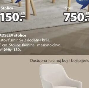 BJERREBY trpezarijska stolica