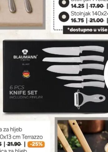 Blaumann knife set 6 pcs