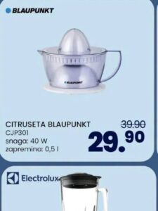 BLAUPUNKT Citruseta CJP301 0,5 l, FIS