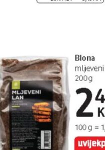 Blona mljeveni lan 200 g, dm