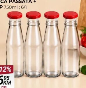 Boca passata + čep 750 ml, 6/1, Belamionix