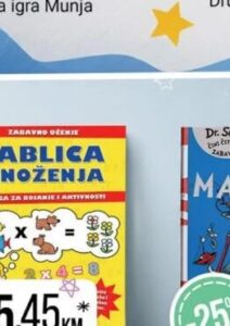 Bojanka-vježbanka Tablica množenja 1 kom, Bingo