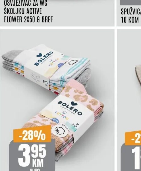 Bolero dječije čarape 3/1