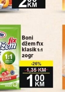 Bonito Džem fix klasik 1:1 20 g, Best
