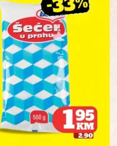 Bonito Šećer u prahu 500 g, Crvena jabuka