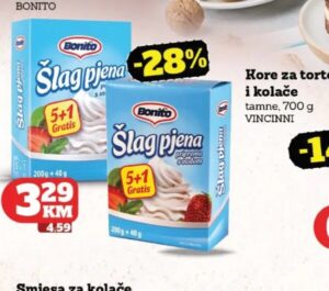 Bonito Šlag pjena 240 g
